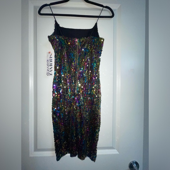 Almost Famous MultiSequin Dress - Picture 3 of 3